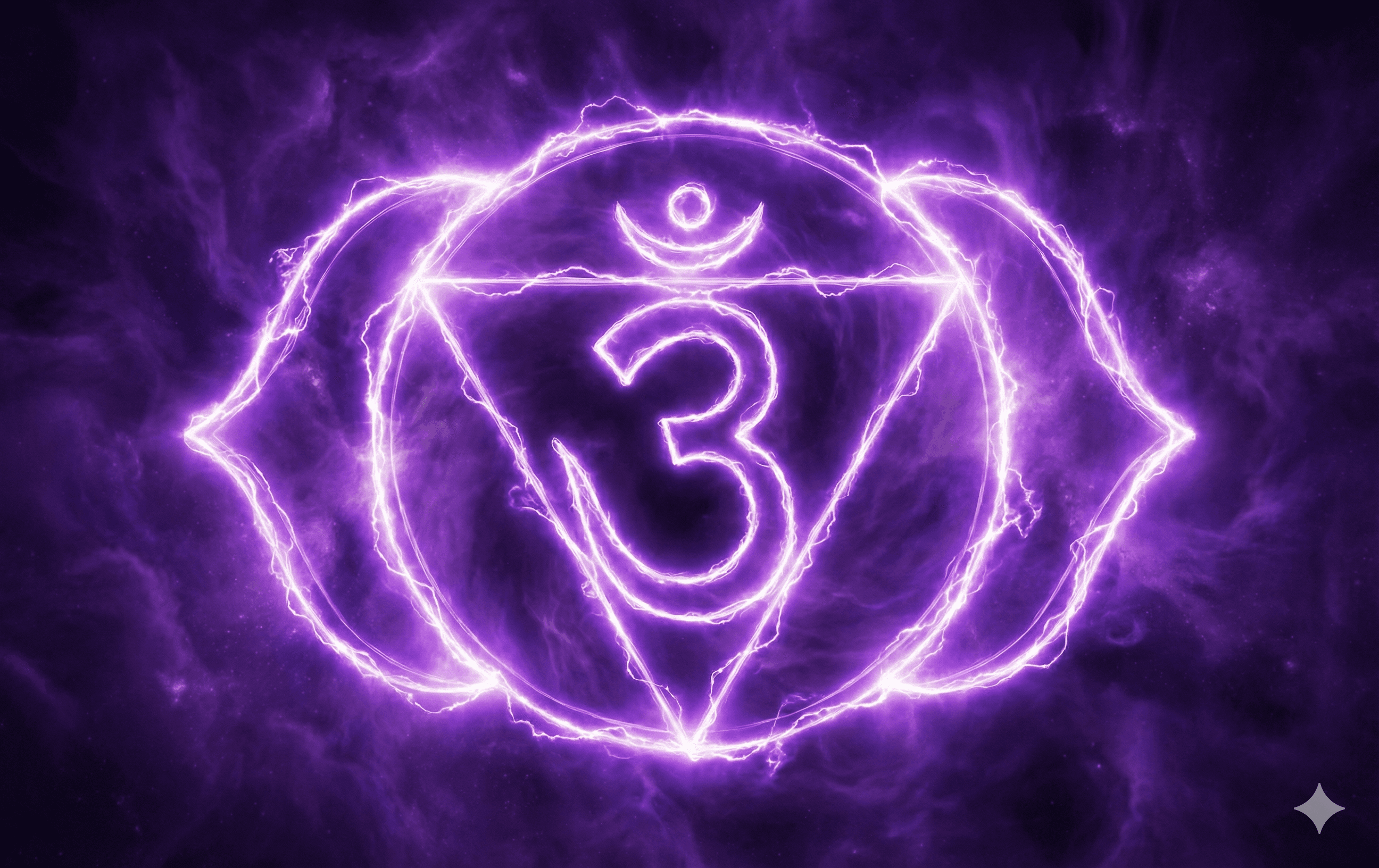 Apaiser le Chakra du 3ème Œil pour dissiper la charge et le brouillard mental.